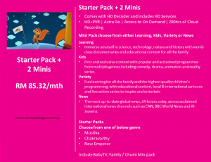 Astro Package - Starter Pack 2 Minis Detail