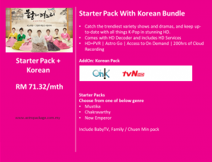 Astro Package - Starter Pack Korean Detail